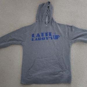 Curb Your Enthusiasm Latte Larry's Hoodie Sz. M.